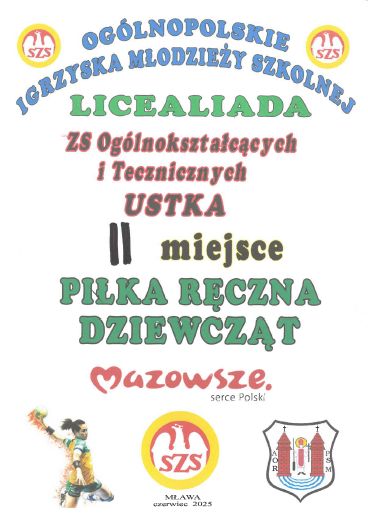 dyplom licealiada 2025
